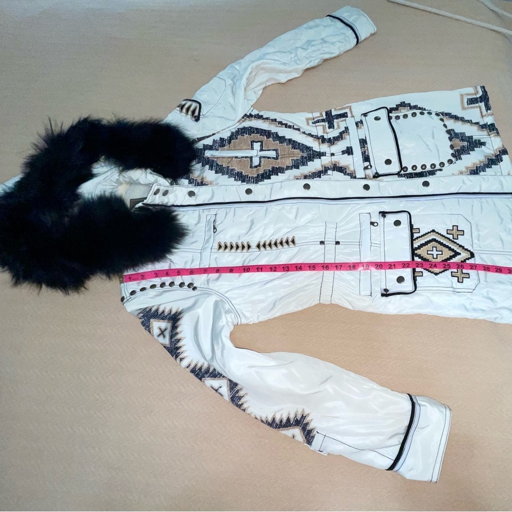 Double D Ranch Western Olla Jacket - Cream and Black - Picture 8 of 8